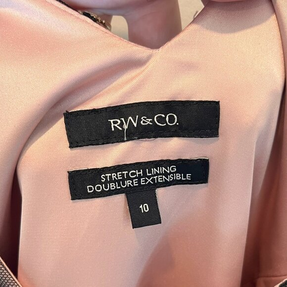 RW&Co Formal Dress with 3D Floral Lace - Picture 5 of 7